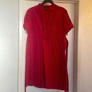 Red Dress With White Polka Dots! Retro or  a Minnie Mouse enthusiast